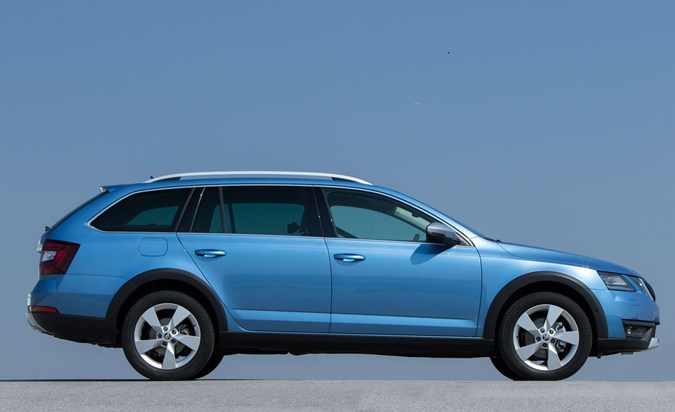 The Skoda Octavia Scout is fractionally more practical than the estate