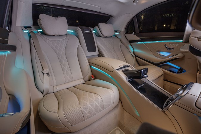 2018 Mercedes S-Class rear seats