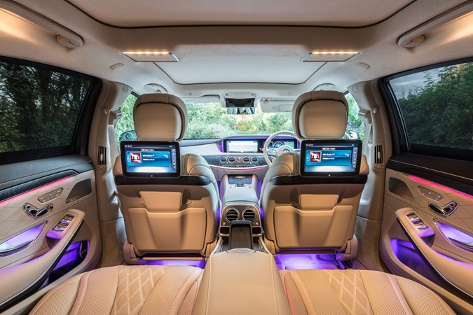 2018 Mercedes S-Class rear seat entertainment