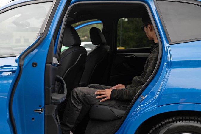 2020 BMW X1 rear seat space