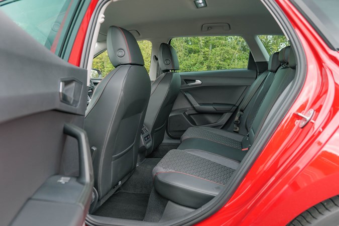 2020 SEAT Leon Estate rear seat space