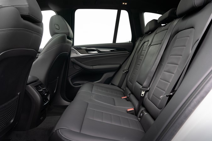BMW iX3 review (2022) rear seats