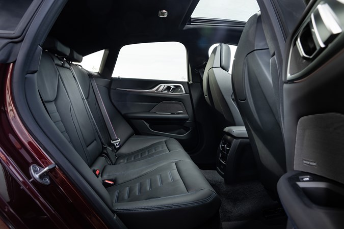 BMW 4 Series Gran Coupe review (2021) rear seats