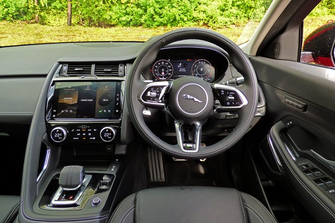 Jaguar E-Pace driving position 2021