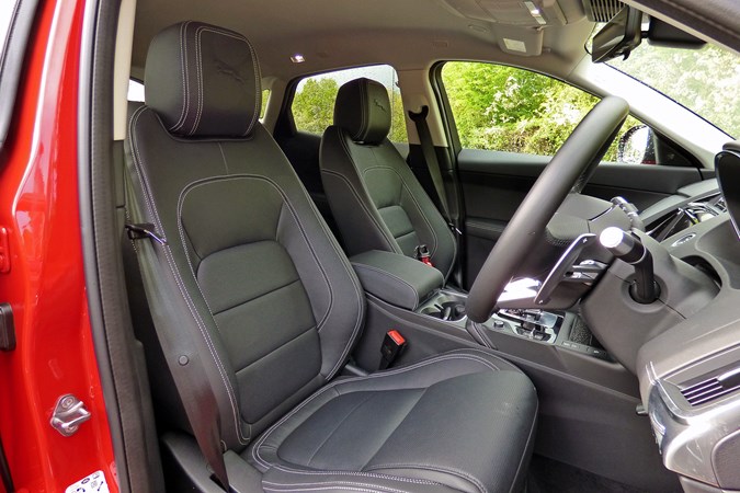 Jaguar E-Pace R-Dynamic front seats 2021