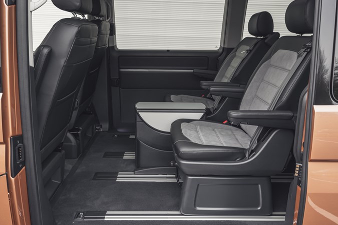 Copper 2020 Volkswagen Caravelle middle row seats