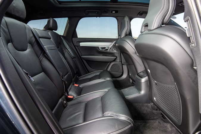 Volvo V90 review, rear seats