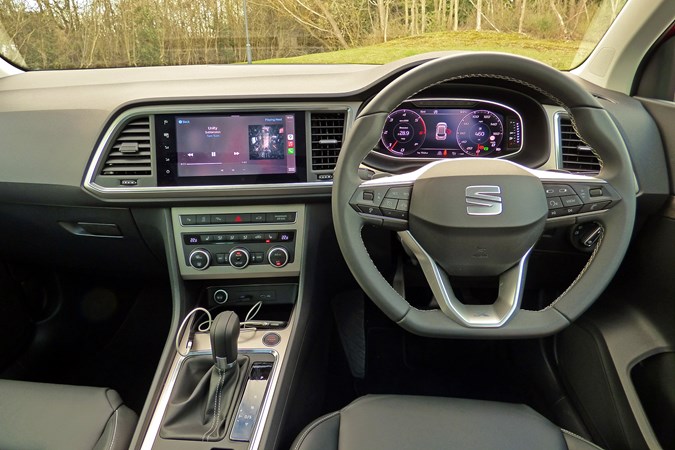 SEAT Ateca driving position 2021