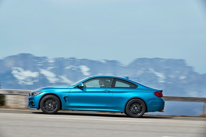 BMW 4-Series MSport driving